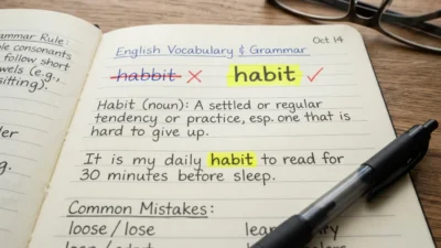 habbit vs habit