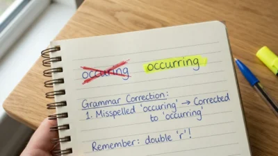 occurring vs occuring