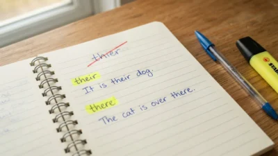 thier vs their vs there