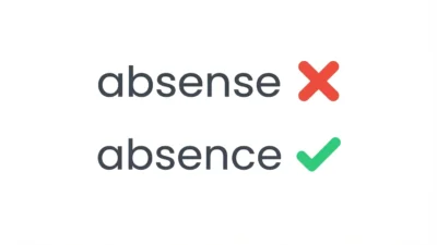 absence vs absense