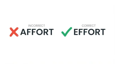 effort vs affort