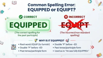 equipt vs equipped