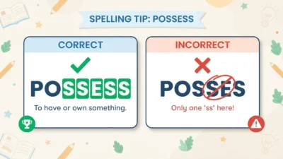 possess vs posses