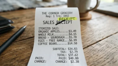 reciept vs receipt