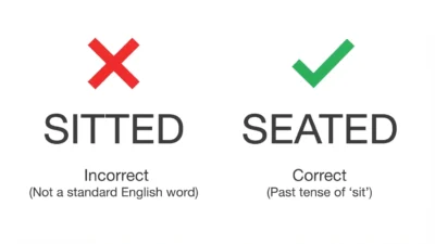 sitted vs seated