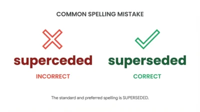 superseded vs superceded