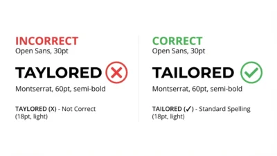 taylored vs tailored