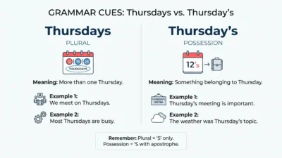 thursdays vs thursday’s