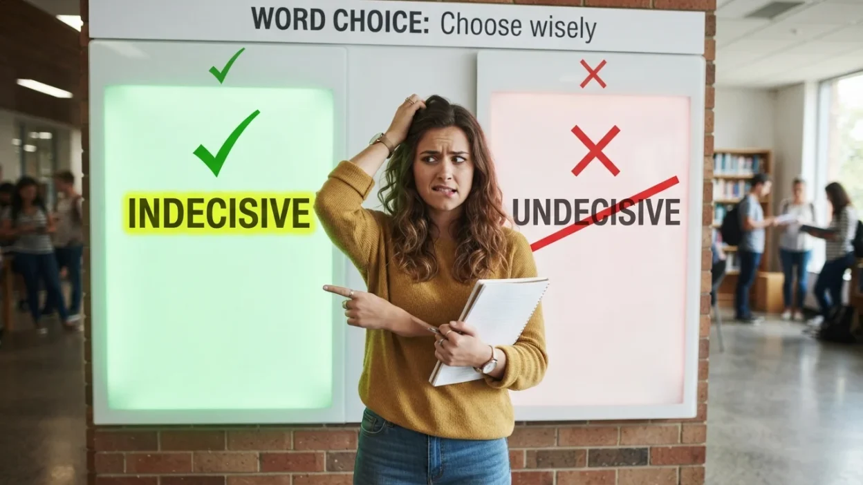 undecisive vs indecisive