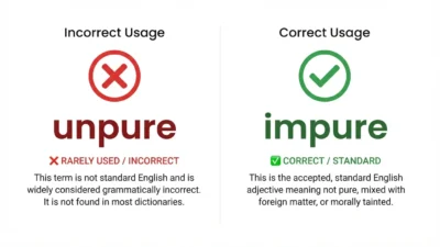 unpure vs impure