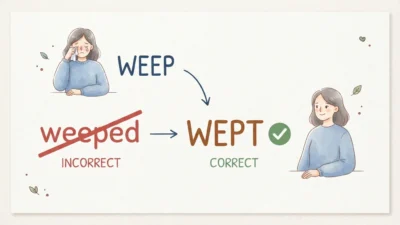 weeped or wept
