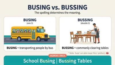 bussing vs busing
