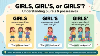 girls or girl's