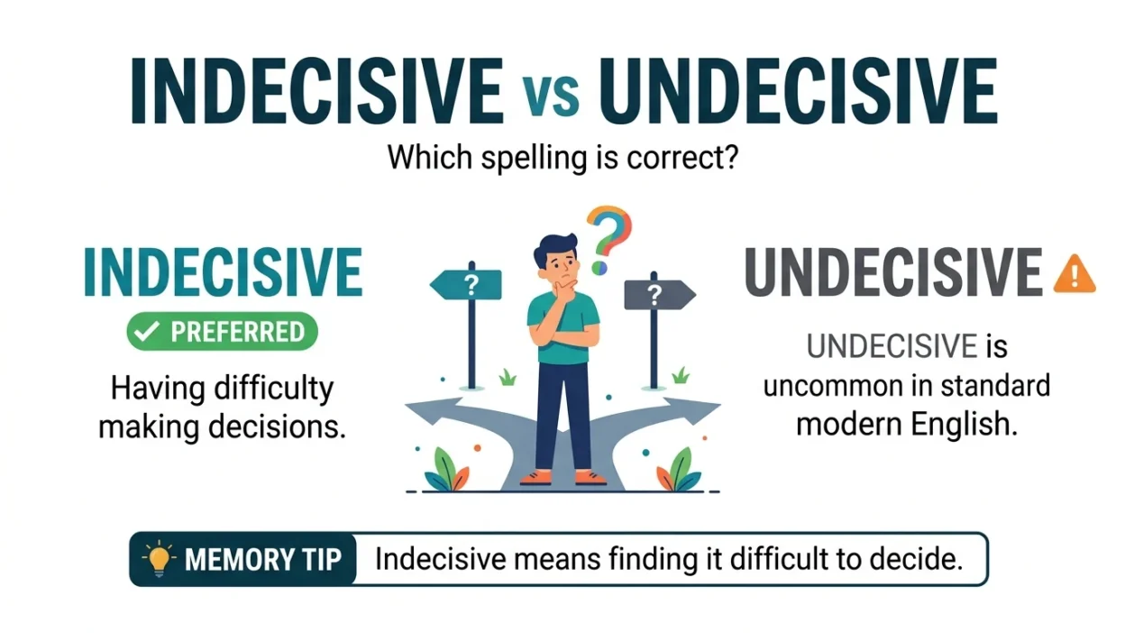 indecisive vs undecisive