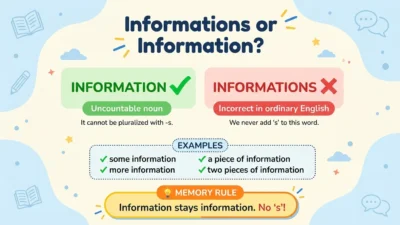 informations or information