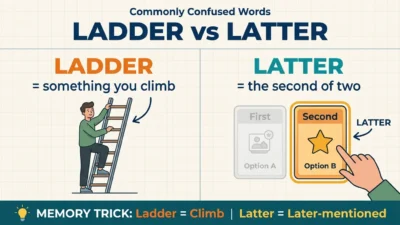 ladder vs latter