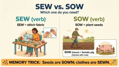 sew vs sow