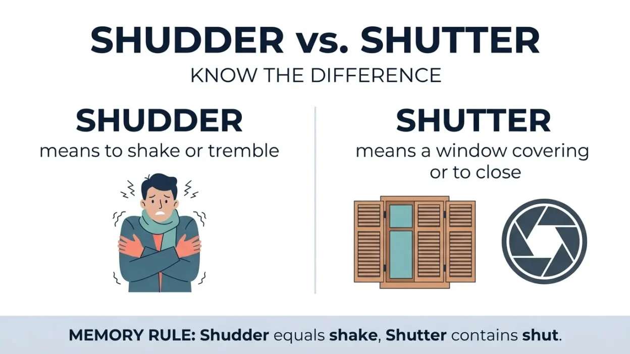 shudder vs shutter