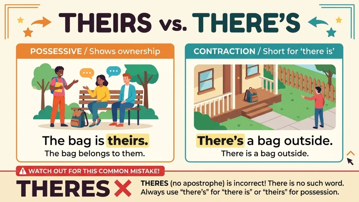 theirs vs theres