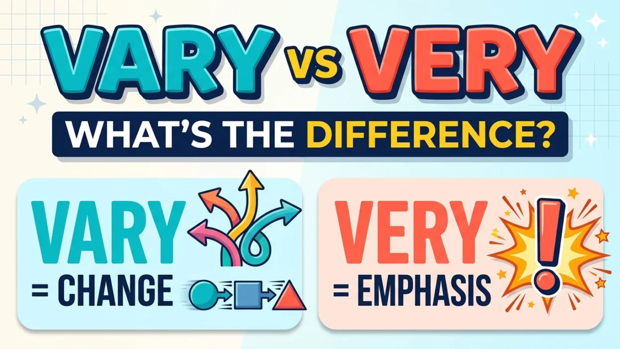 vary vs very